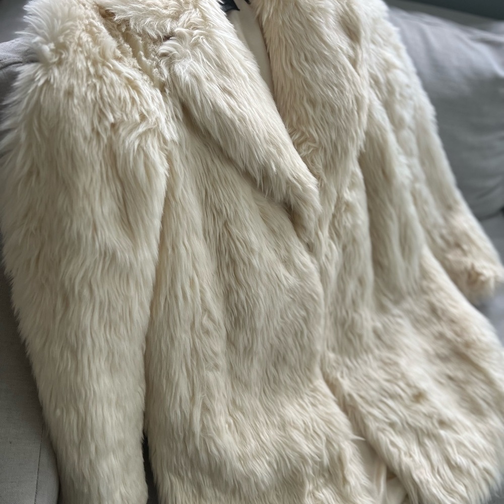 Kendall + Kylie faux fur coat